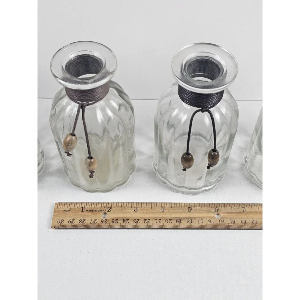 Glass Candle Holder Decorative Bottles Pier 1 Imports Set of Five